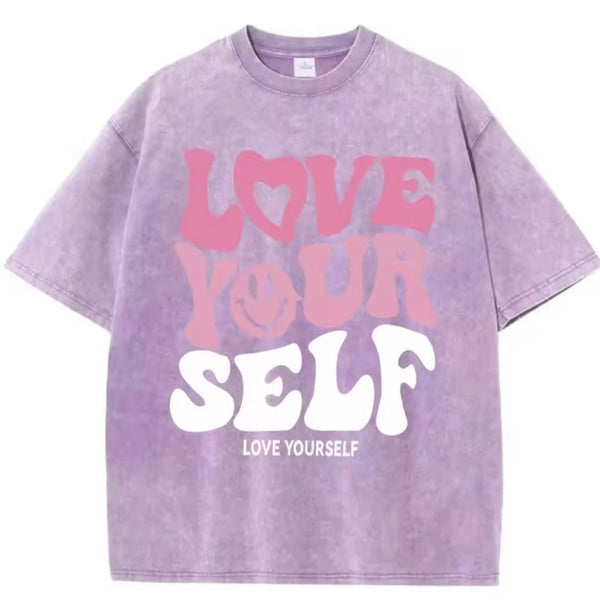 Love Yourself Womens Tee – Black available at 1love2hugs3kisses ibiza