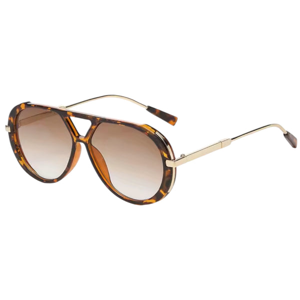 Luxury Aviator Sunglasses – Tortoise Brown Available at 1love2hugs3kisses Ibiza