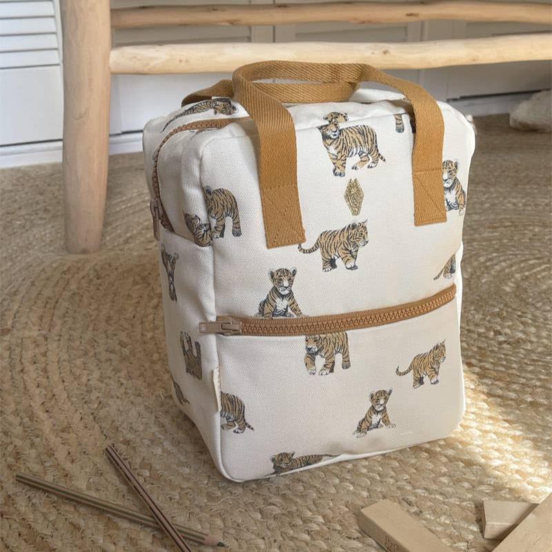 Milinane Baby Backpack Tiger Brown available at 1love2hugs3kisses ibiza