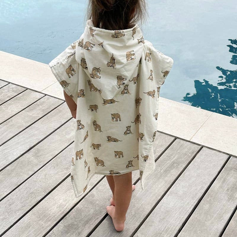Milinane Bath Poncho Teo - Tiger available at 1love2hugs3kisses ibiza
