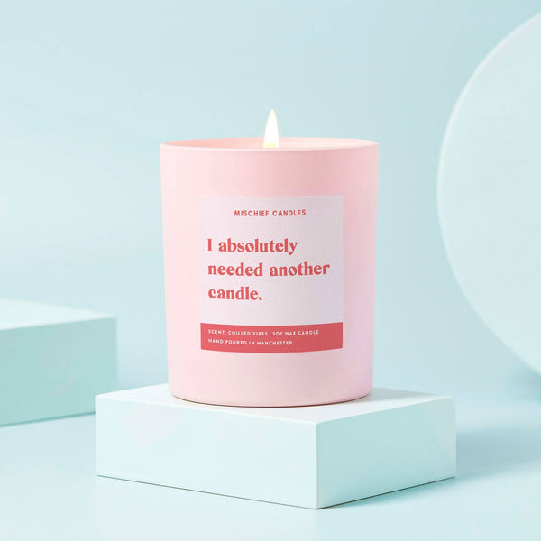 Mischief Candle Absolutely Needed Another Pink Blossom available at 1love2hugs3kisses ibiza