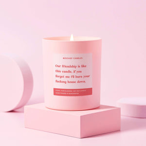 Mischief Candle Burn House Down Secret Beach Club Available at 1love2hugs3kisses ibiza