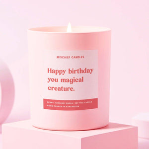Mischief Candle Magical Creature Midnight Queen Available At 1love2hugs3kisses Ibiza