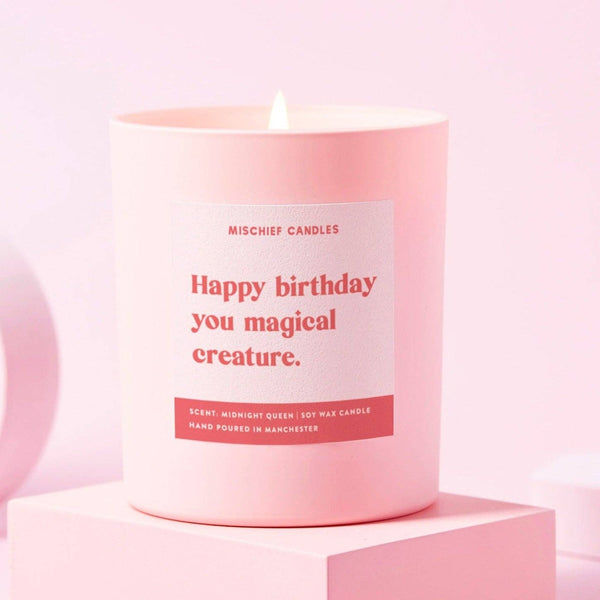 Mischief Candle Magical Creature Midnight Queen Available At 1love2hugs3kisses Ibiza