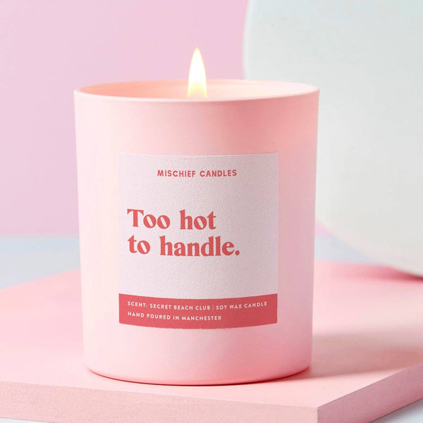 Mischief Candle Too Hot to Handle Secret Beach Club available at 1love2hugs3kisses ibiza