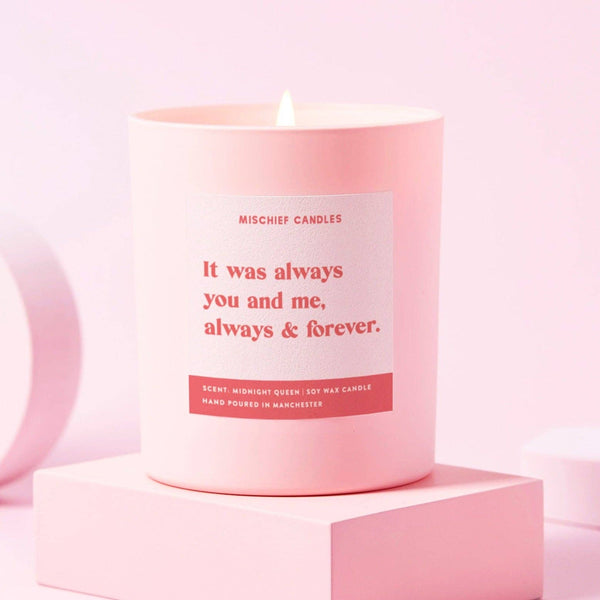 Mischief Candle You and Me Always Secret Beach Club available at 1love2hugs3kisses ibiza