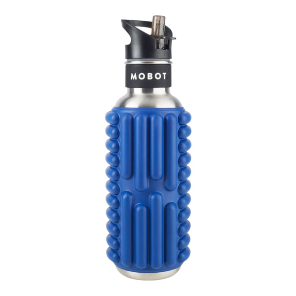 Mobot Grace Foam Roller Water Bottle – Blue Steel Available at 1love2hugs3kisses Ibiza
