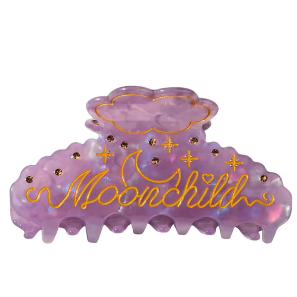 Moonchild Hair Claw - Lilac available at 1love2hugs3kisses ibiza