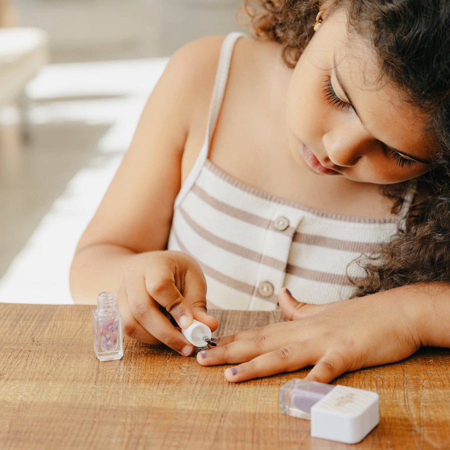 Mrs.Ertha Aquabelles Kids Nail Polish - Lavender Love Available at 1love2hugs3kisses Ibiza