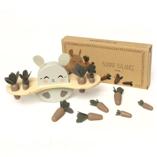Mrs.Ertha Bunny Balance Puzzle - Wood Available at 1love2hugs3kisses Ibiza