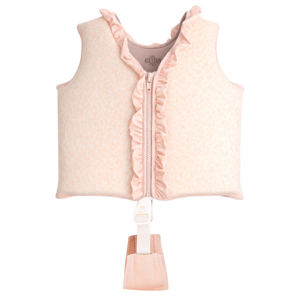 Mrs.Ertha Puddlies Swim Vest - Blushin Coral Available at 1love2hugs3kisses Ibiza
