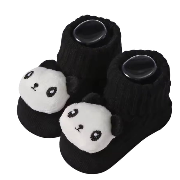 Panda Baby Anti Slip Socks - Black From 1love2hugs3kisses ibiza