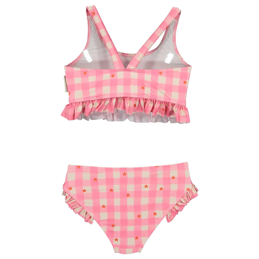 Paper Boat Bikini - Gingham Stars available at 1love2hugs3kisses ibiza