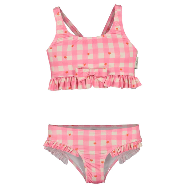 Paper Boat Bikini - Gingham Stars available at 1love2hugs3kisses ibiza