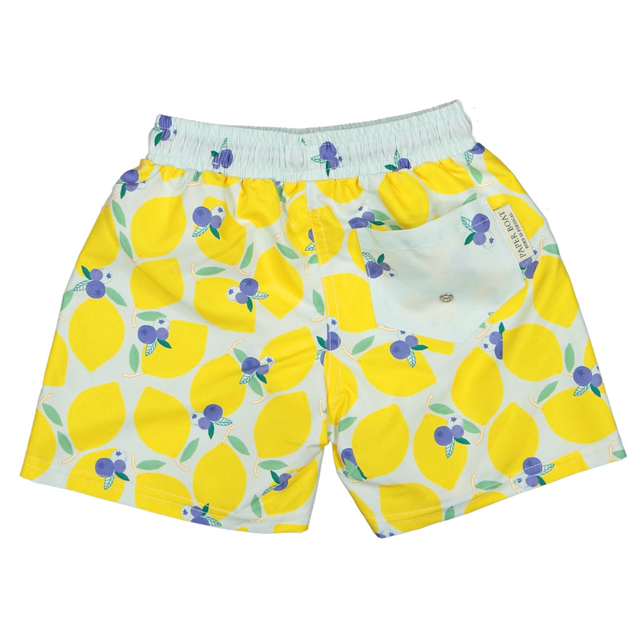 Paper Boat Classic Swim Shorts - Lemonberry Available at 1love2hugs3kisses Ibiza