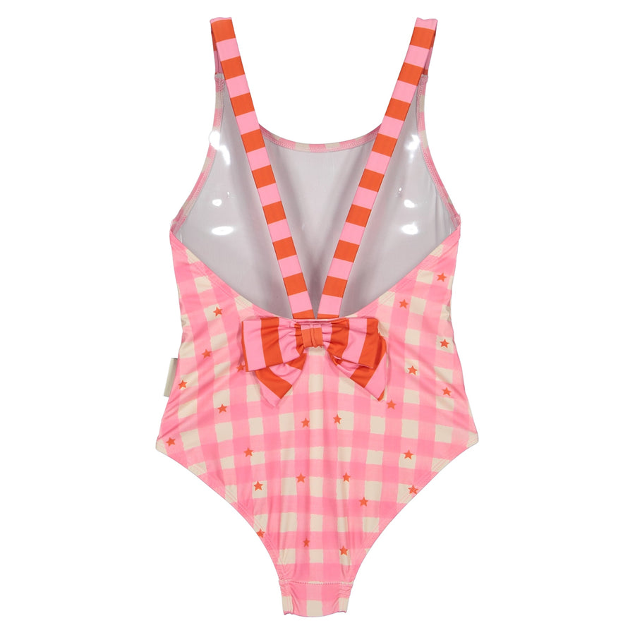 Paper Boat Swimsuit - Gingham Stars Available at 1love2hugs3kisses Ibiza