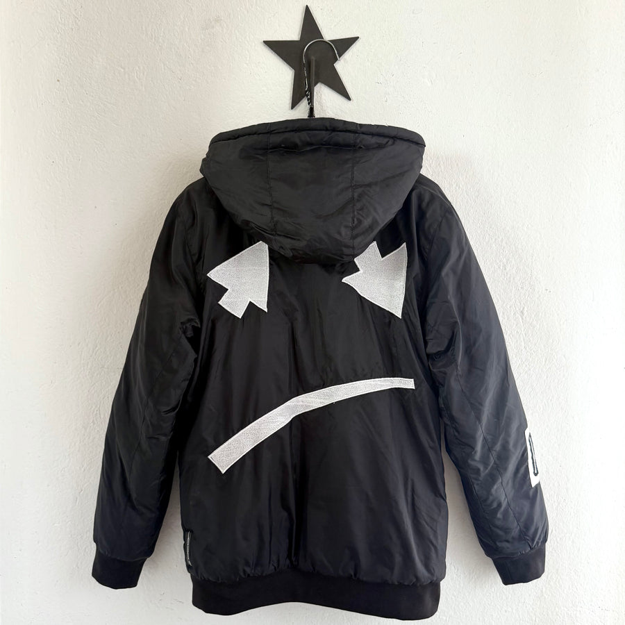 Pre-Loved Loud Apparel Kids “Nimat” Bomber Jacket Black – Size 10 Y available at 1love2hugs3kisses ibiza