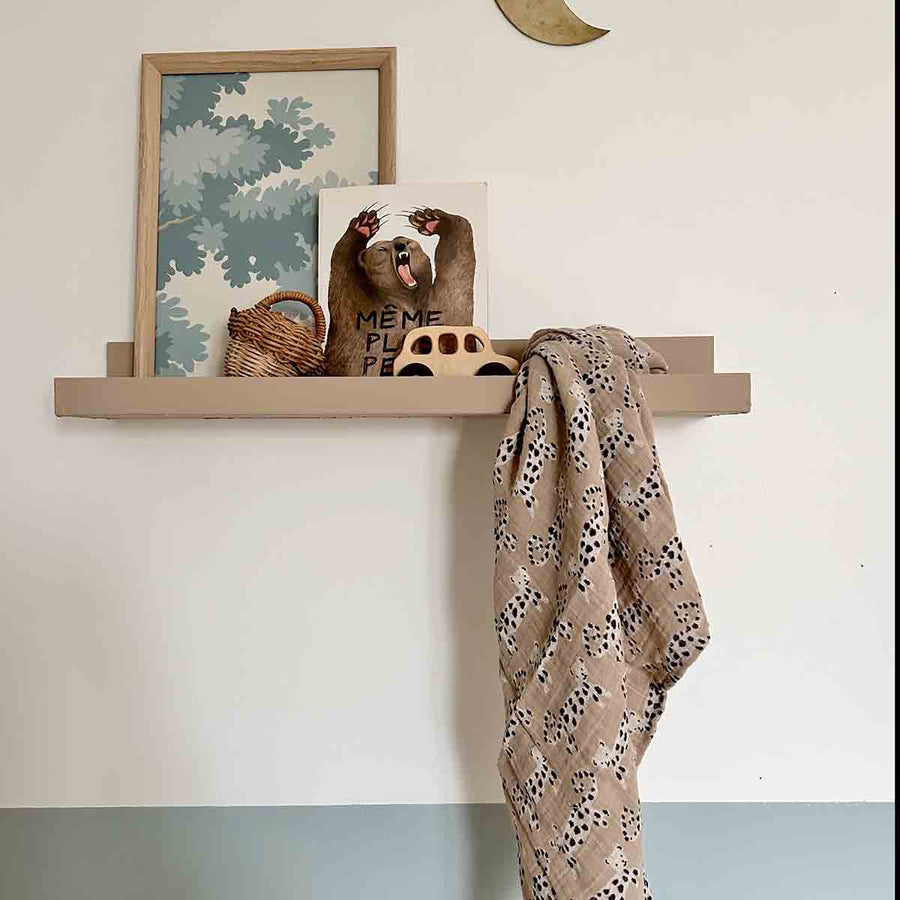 Rose in April Bianca Large Swadlle Baby Leopard - Beige available at 1love2hugs3kisses ibiza