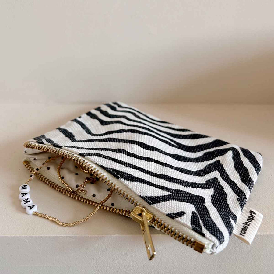 Rose in April Marie Purse Zebra - Naturel available at 1love2hugs3kisses ibiza