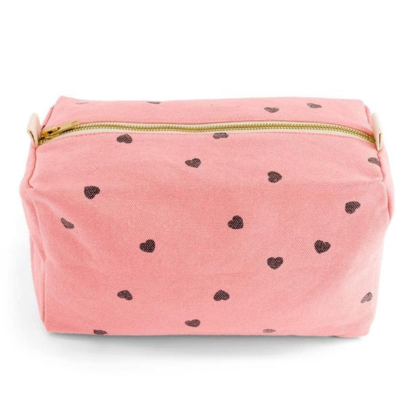 Rose in April Vic Toiletry Bag Heart - Strawberry available at 1love2hugs3kisses ibiza