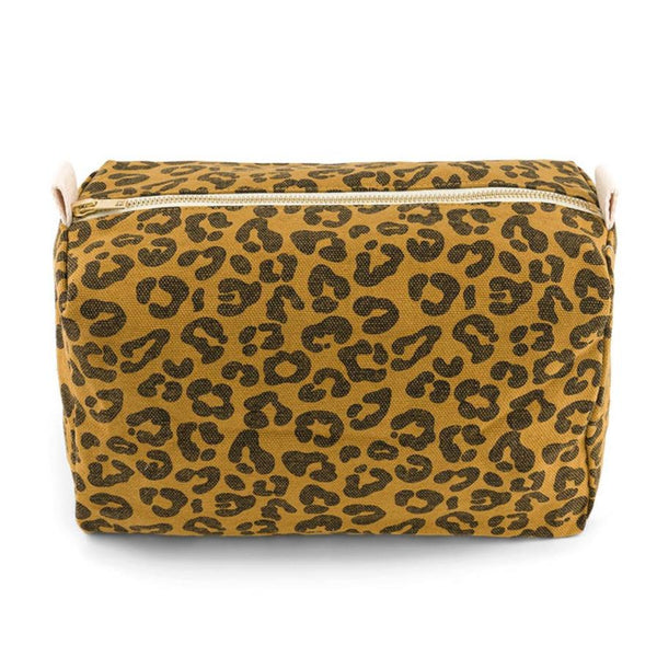 Rose in April Vic Toiletry Bag Leopard Caramel available at 1love2hugs3kisses ibiza