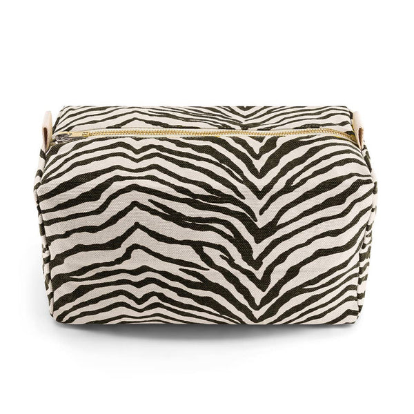 Rose in April Vic Toiletry Bag Zebra - Naturel available at 1love2hugs3kisses ibiza