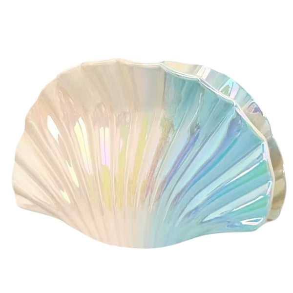 Shell Hair Claw – Mermaid Turquoise Glow available at 1love2hugs3kisses ibiza