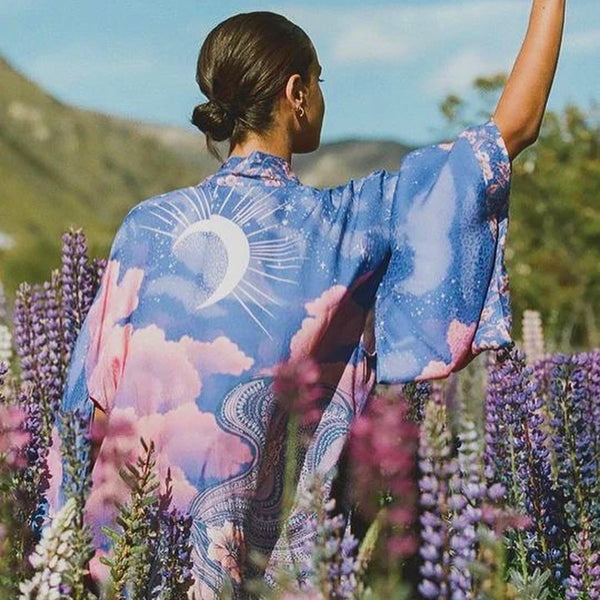 Short Kimono Blue Moon from 1love2hugs3kisses ibiza