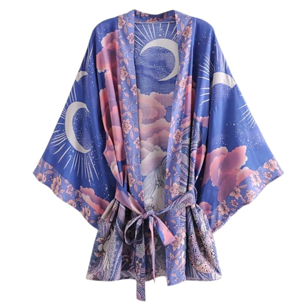 Short Kimono Blue Moon from 1love2hugs3kisses ibiza