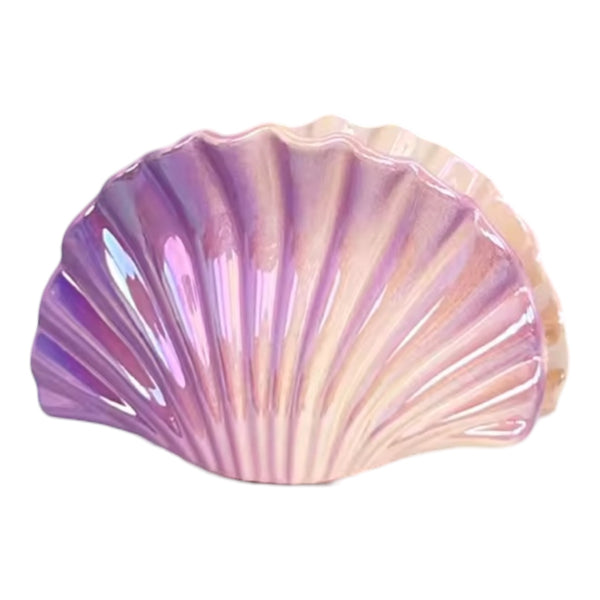 Small Shell Hair Claw – Mermaid Lilac Glow Available at 1love2hugs3kisses Ibiza