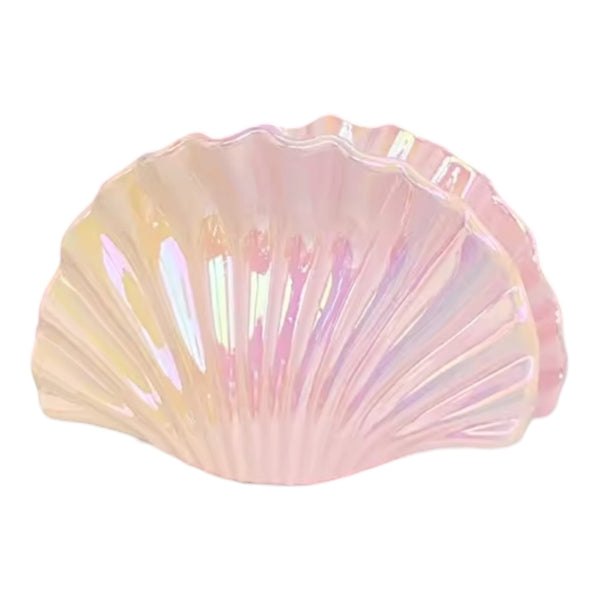 Small Shell Hair Claw – Mermaid Pink Glow available at 1love2hugs3kisses Ibiza