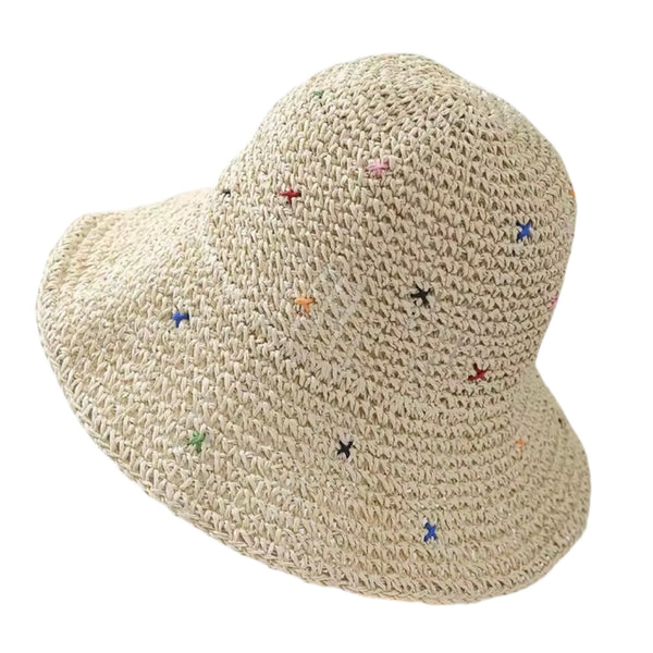 Stars Crochet Bucket Hat – Cream available at 1love2hugs3kisses ibiza