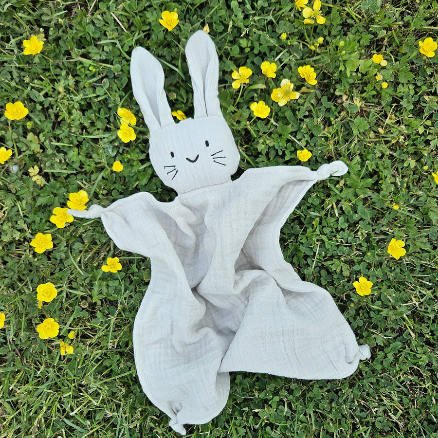 Summerville Organic Cuddly Rabbit - Silver GreyAvailable at 1love2hugs3kisses Ibiza