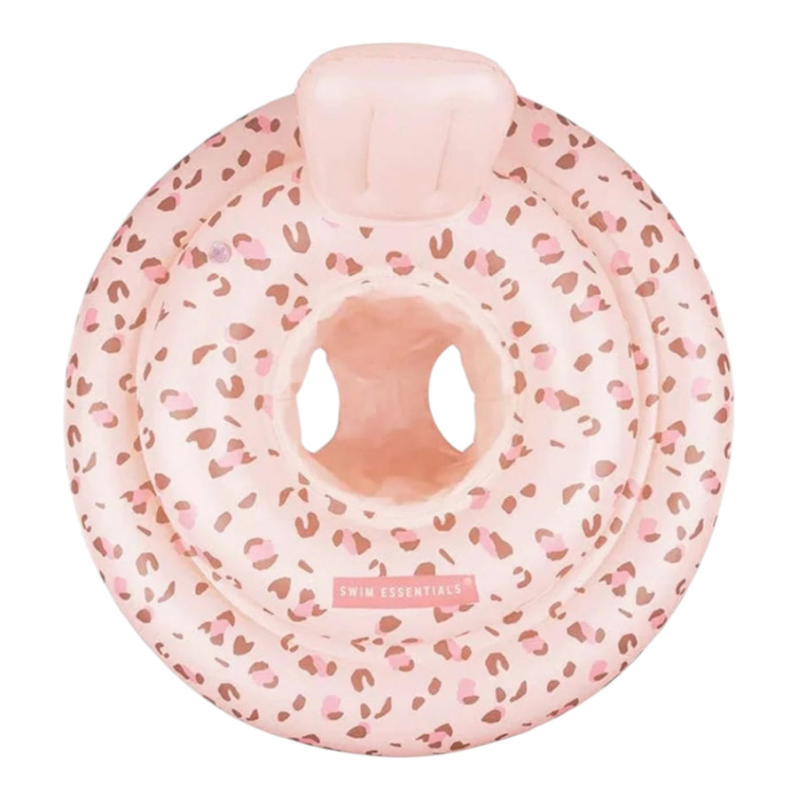 Swim Essentials Baby Float - Leopard Old Pink A at 1love2hugs3kisses Ibiza 