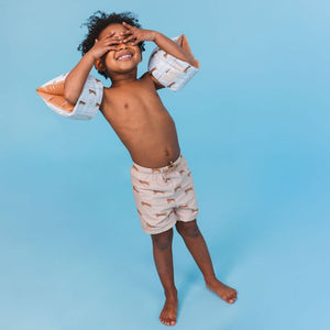 Swim Essentials Roamer Brown UV Swimsuit for Boys available at 1love2hugs3kisses ibiza