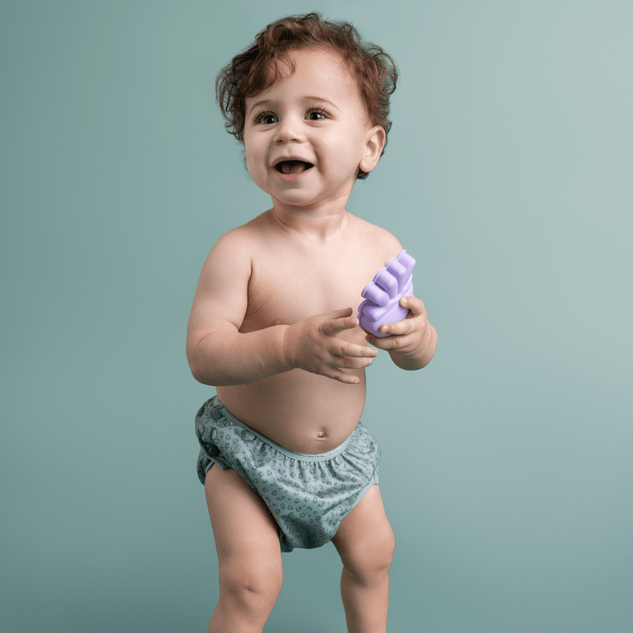 Swim Essentials Swim Diaper - Green Leopard Available at 1love2hugs3kisses Ibiza