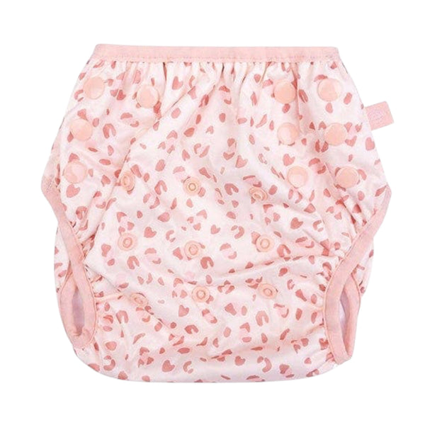 Swim Essentials Swim Diaper - Leopard Old Pink Available at 1love2hugs3kisses Ibiza