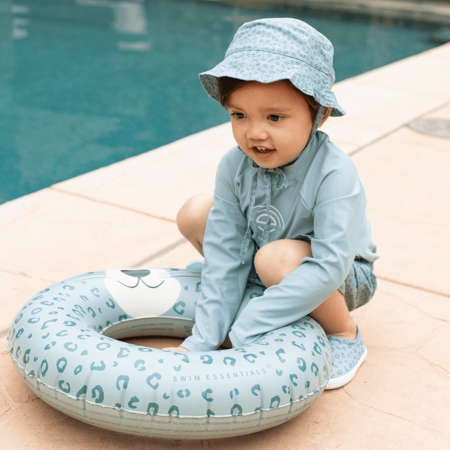 Swim Essentials Swim Ring Animal - Green Leopard Available at 1love2hugs3kisses ibiza