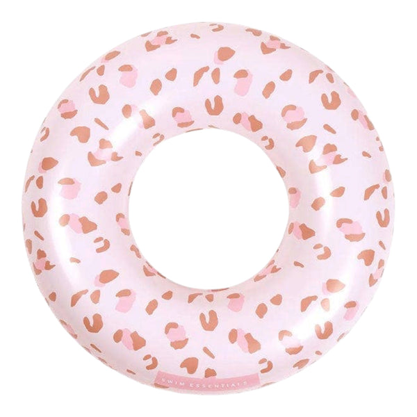 Swim Essentials Swim Ring - Leopard Old Pink Available at 1love2hugs3kisses Ibiza