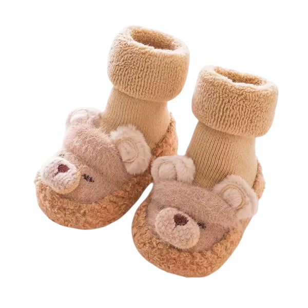 Teddy Bear Baby Booties – Beige From 1love2hugs3kisses ibiza
