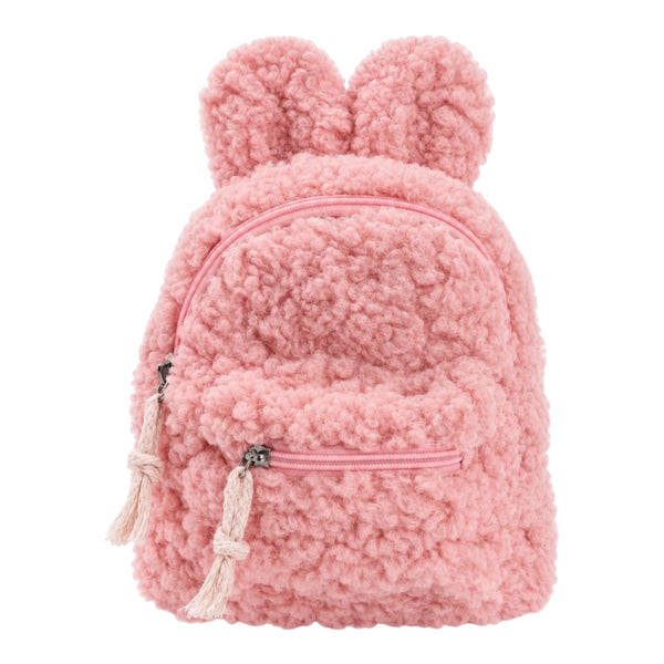 Teddy Bunny Toddler Backpack Pink available at 1love2hugs3kisses Ibiza
