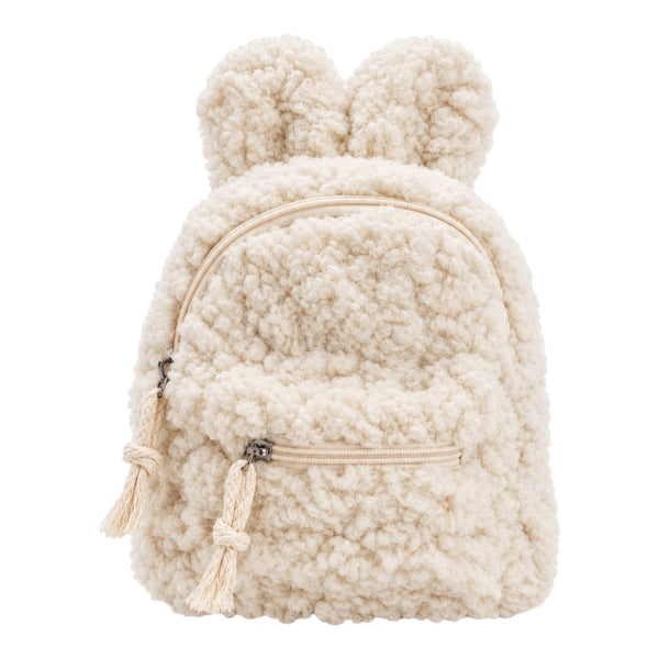 Teddy Bunny Toddlet Backpack - White from 1love2hugs3kisses Ibiza