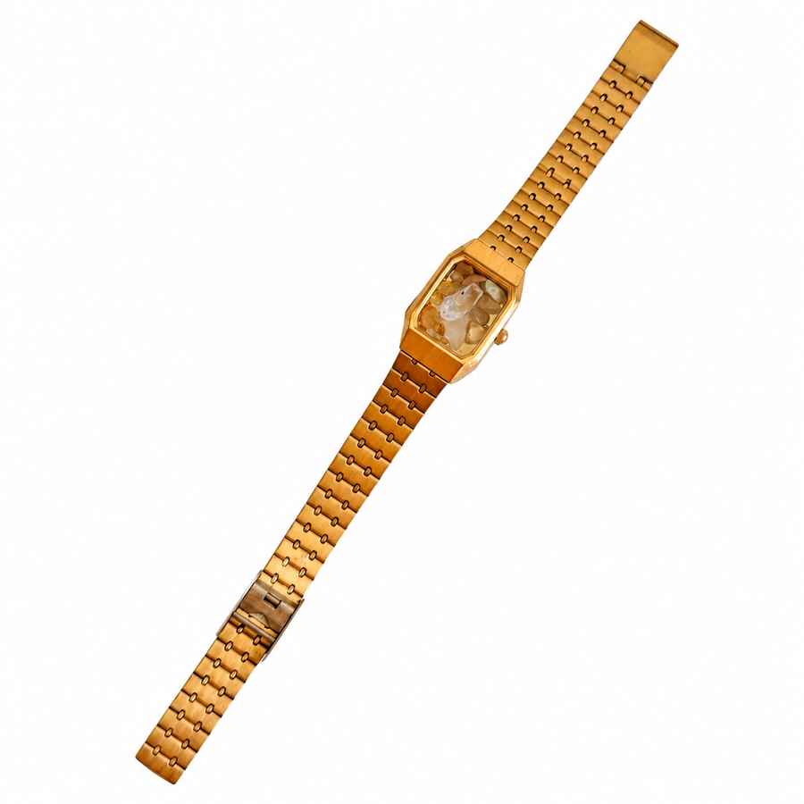 The Anni Crystal Watch – Gold Available at 1love2hugs3kisses Ibiza