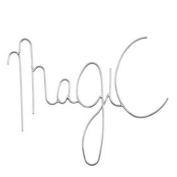 Zoé Rumeau Magic Wire Word - Silver available at 1love2hugs3kisses ibiza