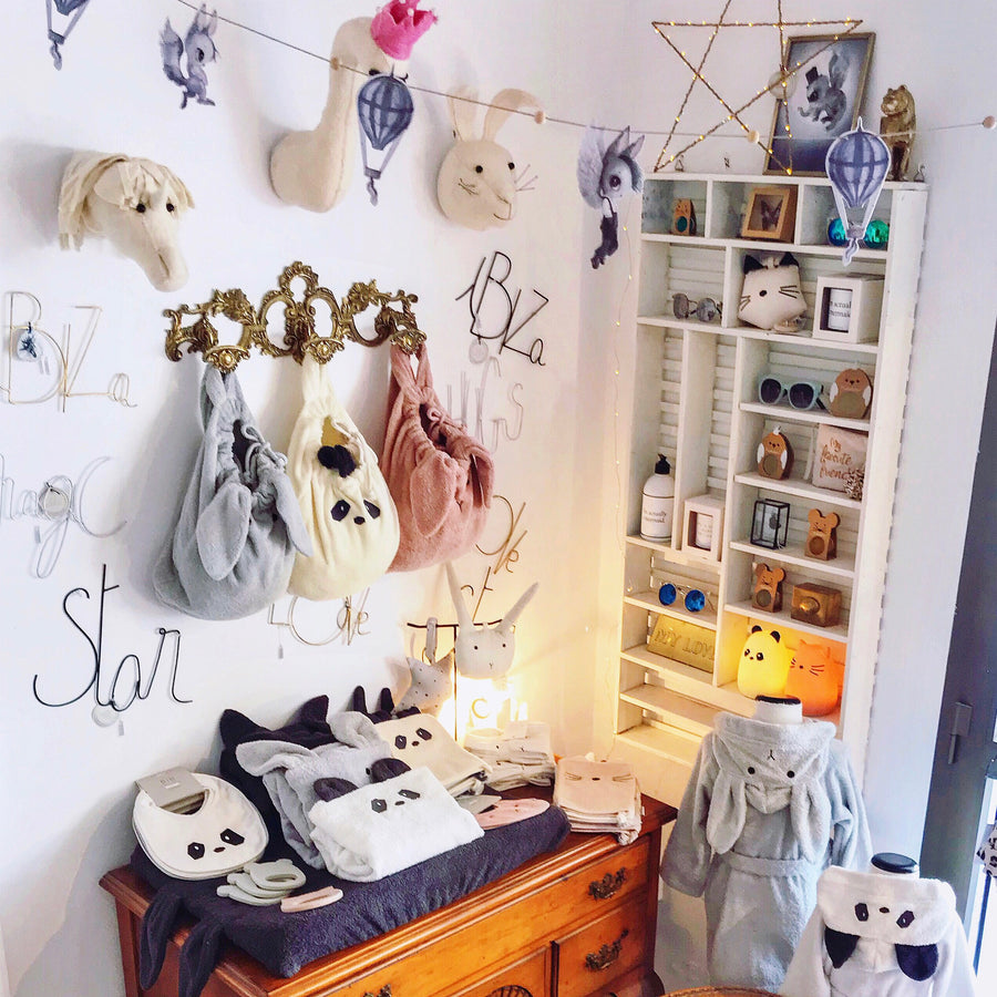 Zoé Rumeau Star Wire Word - Black available at 1love2hugs3kisses ibiza