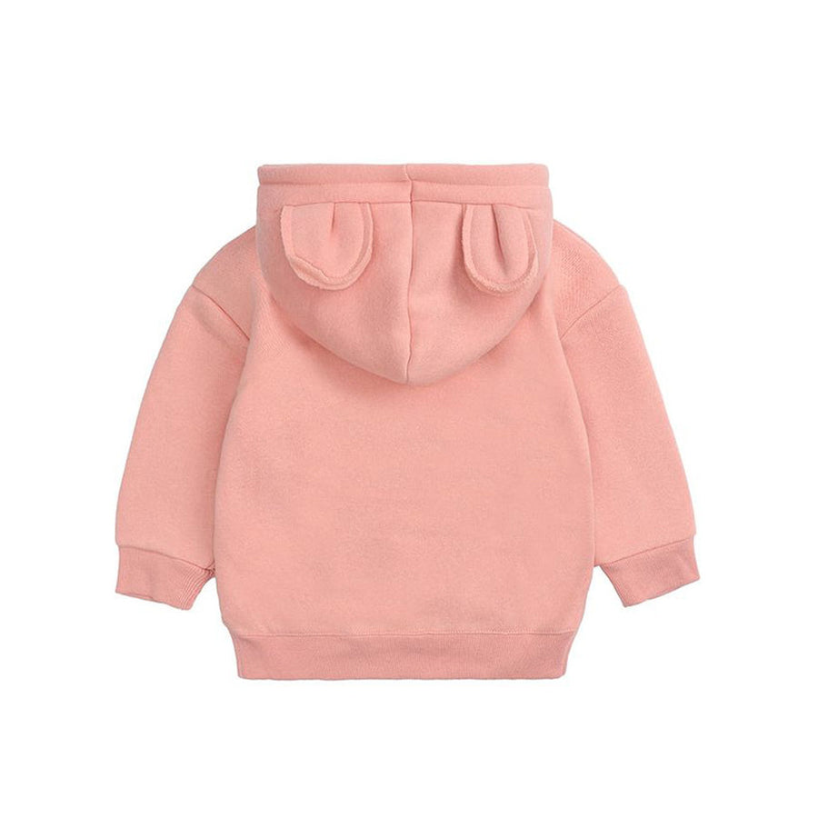 1love2hugs3kisses Hooded Sweater Bear Pink