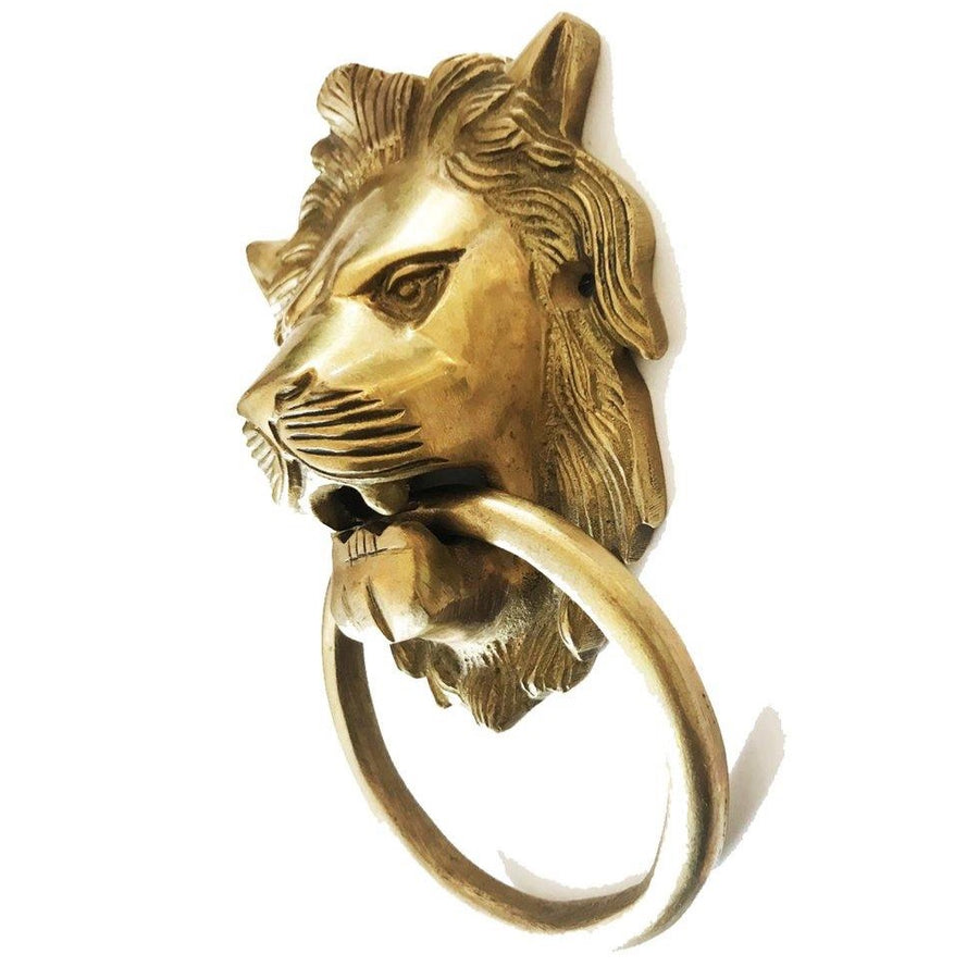 A-La Lion Head Door knocker Gold - 1love2hugs3kisses Ibiza