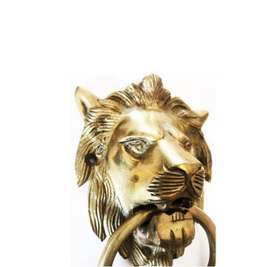 A-La Lion Head Door knocker Gold - 1love2hugs3kisses Ibiza