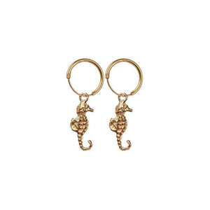A-La Seahorse Earrings Gold - 1love2hugs3kisses ibiza