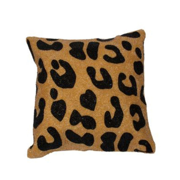 A-La Small beads cushion Leopard - 1love2hugs3kisses Ibiza